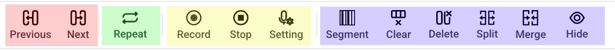 AccentDaily User interface