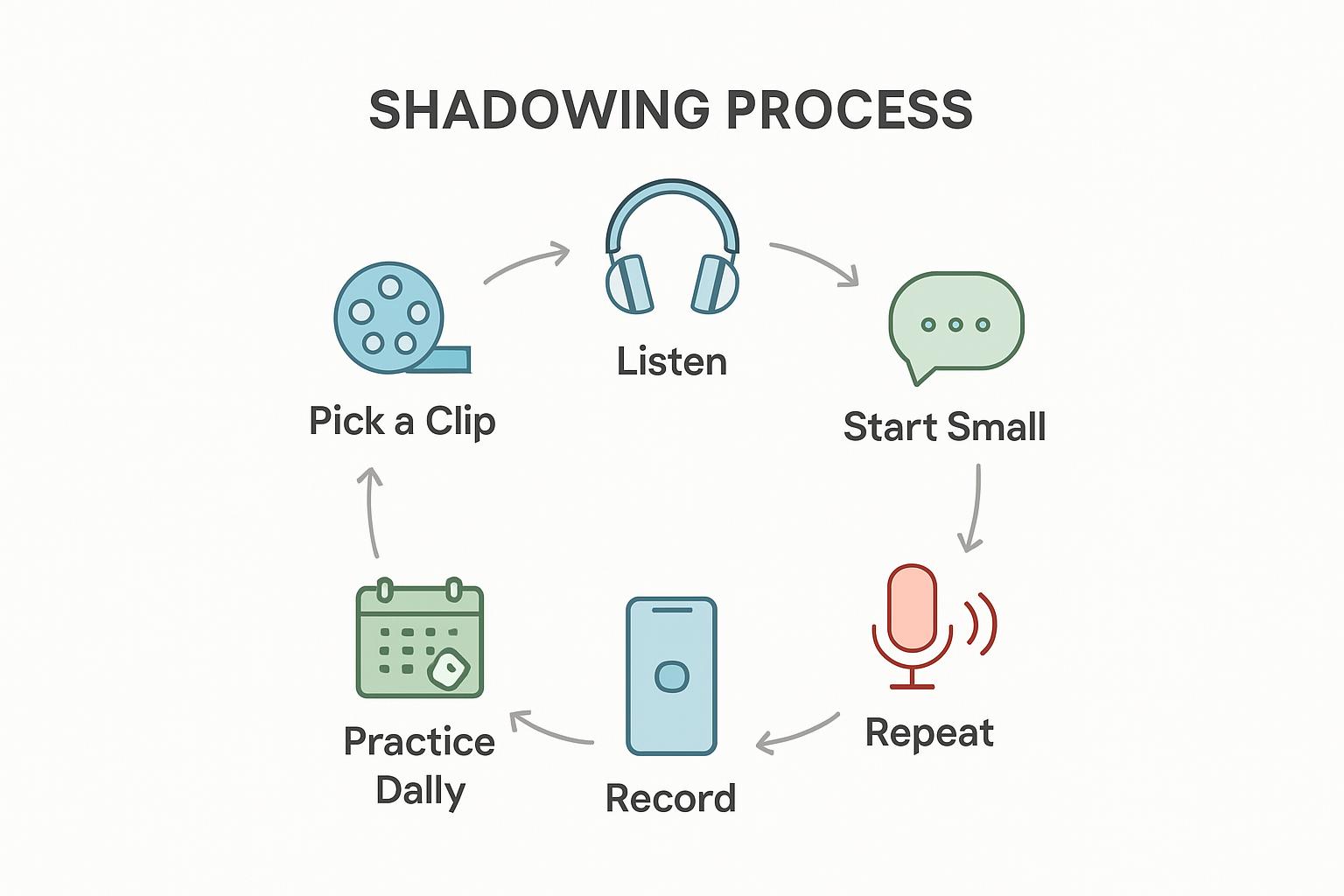 shadowing process